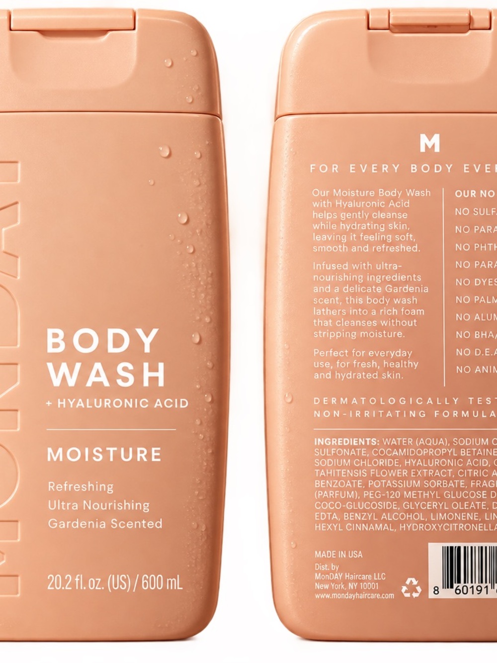 Moisture Body Wash with Hyaluronic Acid — Peach